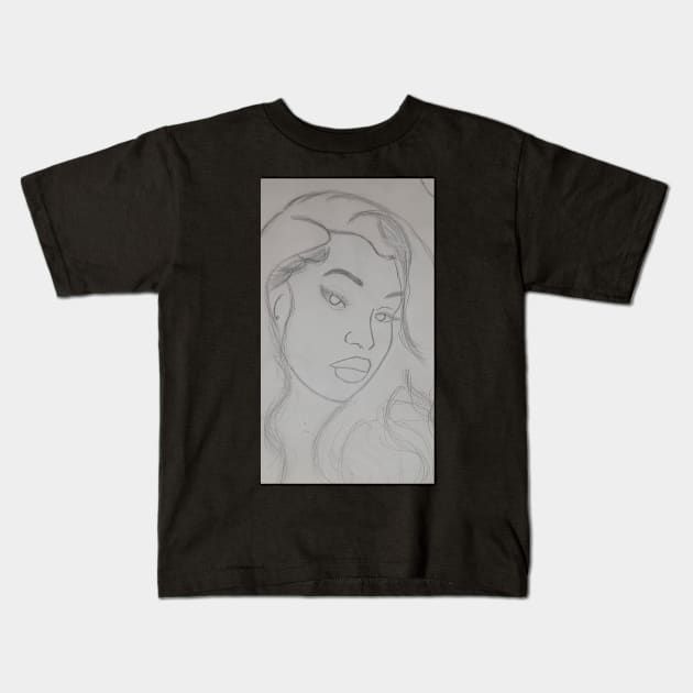 Nadia Kids T-Shirt by Keseyyyy’s art